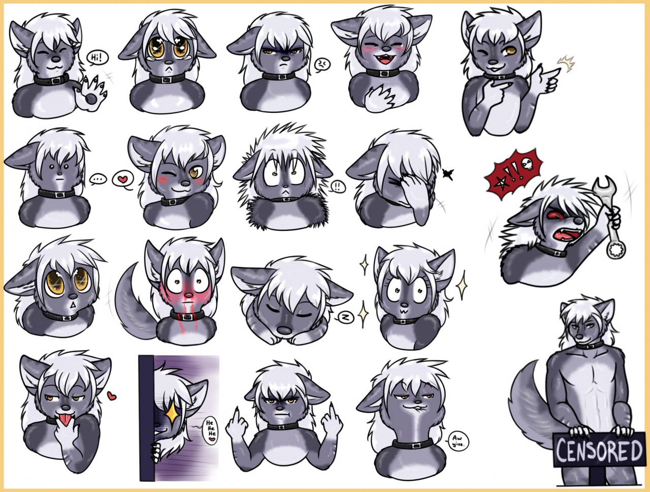 Фурри стикеры тг. Sparky furry Telegram Stickers.