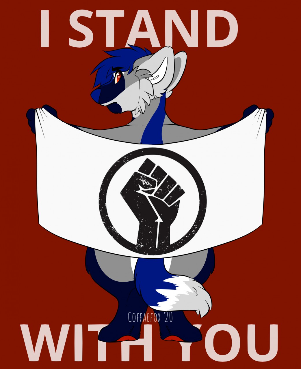 I STAND WITH YOU By BlueTashi Fur Affinity dot Net