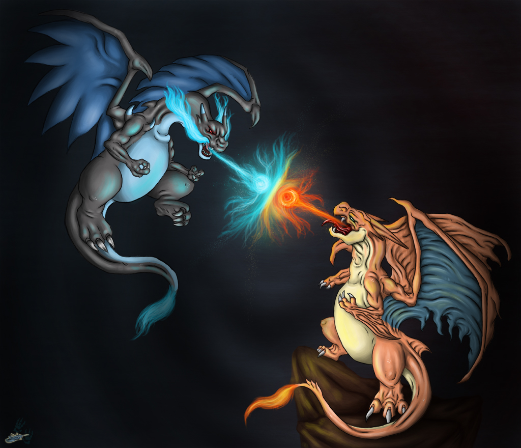 Pokemon charizard x charizard y