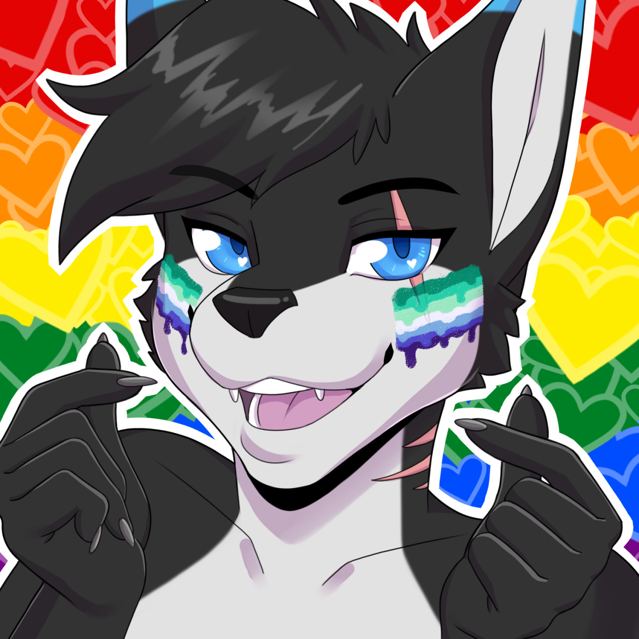 Pride Volk by BlueWolf1115 -- Fur Affinity [dot] net