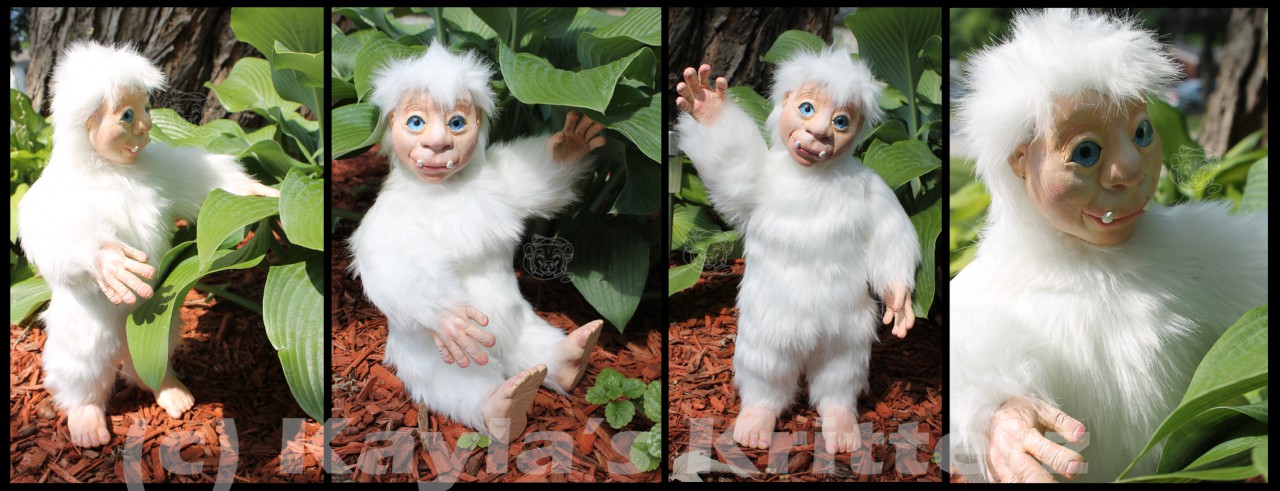Pose-able Baby Yeti artdoll by BlueWolfCheetah -- Fur Affinity [dot] net