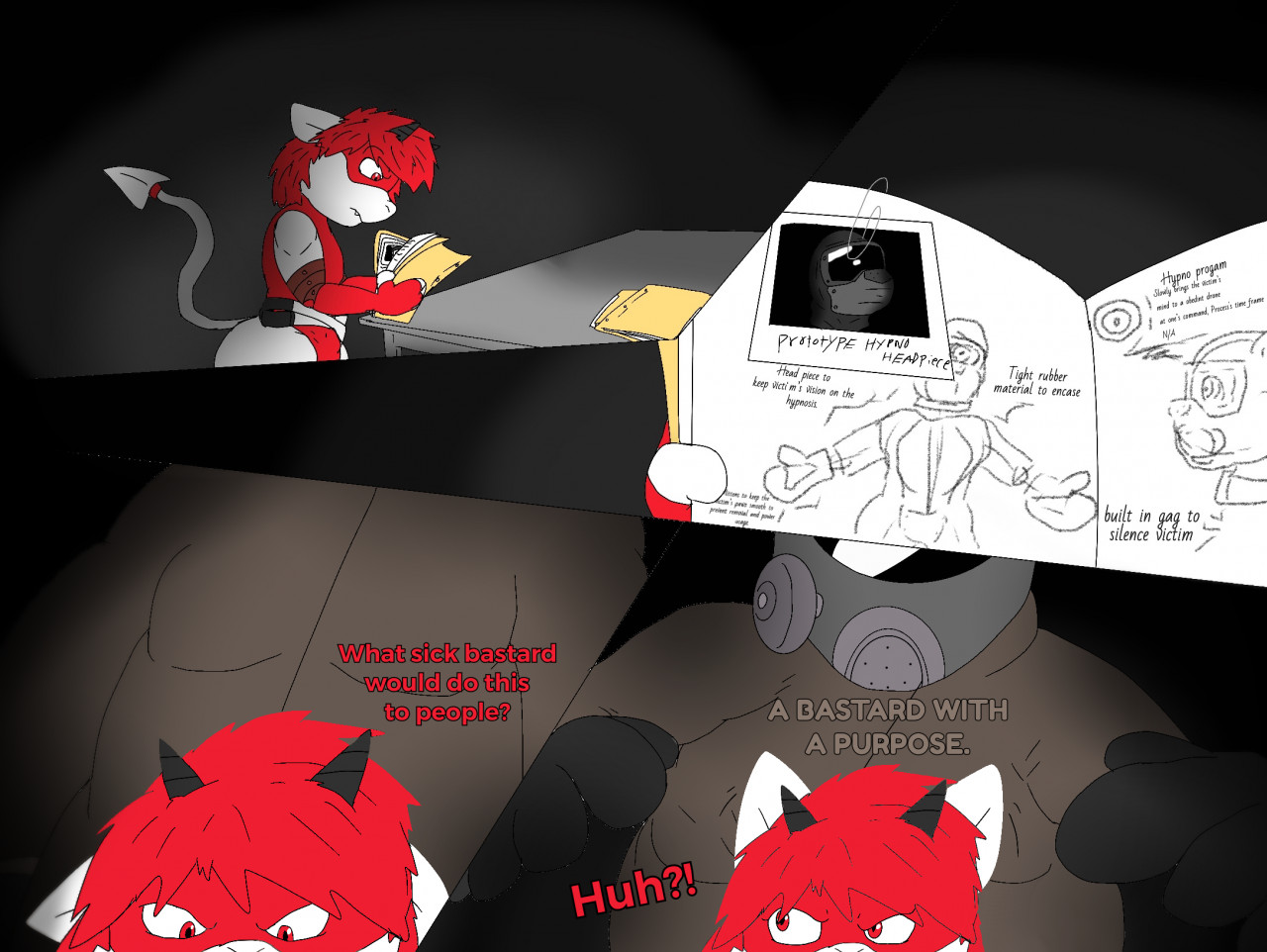 The Imp in: Lost in the Spiral (page 1) by Blu_wolfe69 -- Fur Affinity  [dot] net