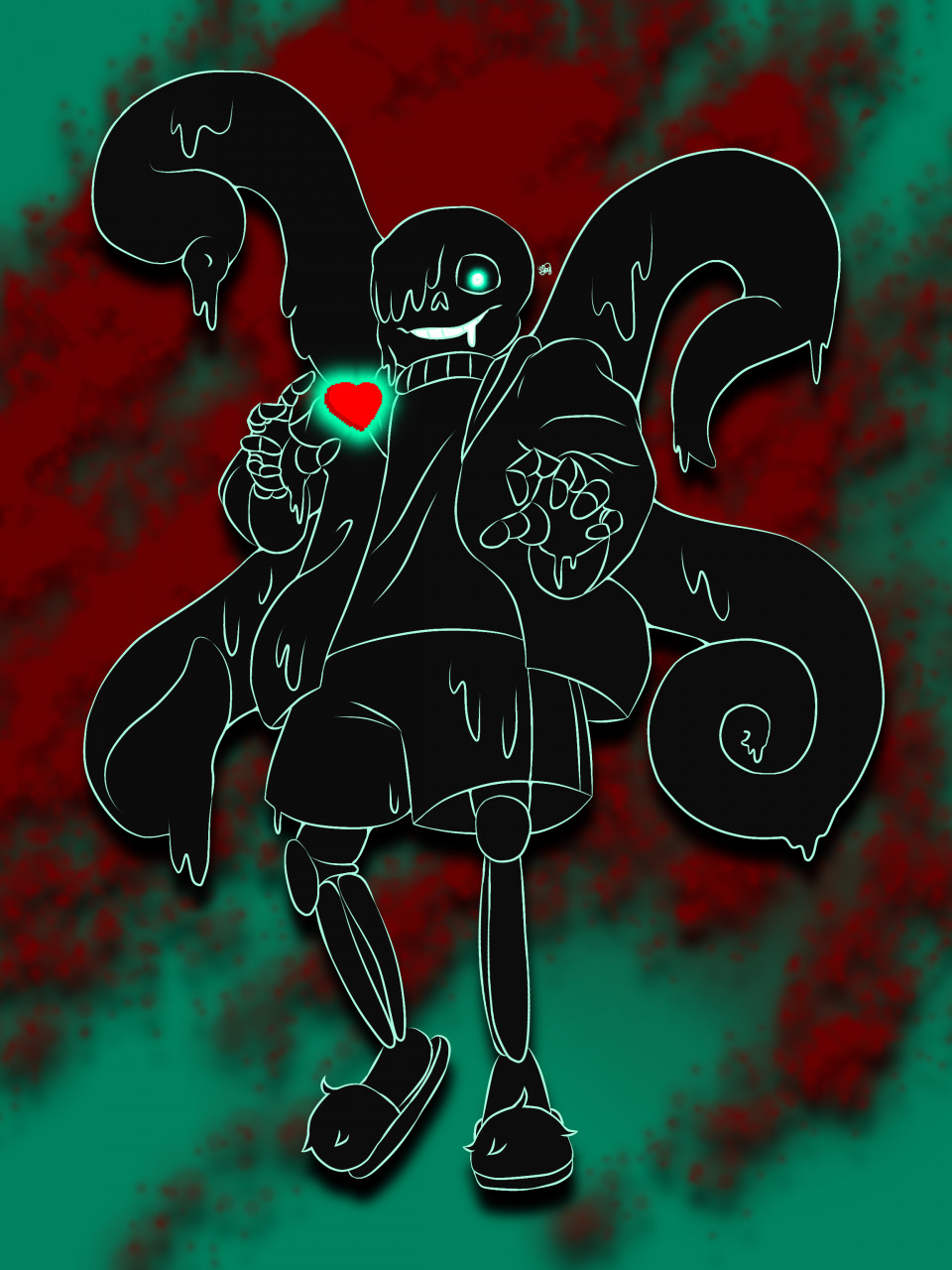 Nightmare Sans by Bob-Lazuli -- Fur Affinity [dot] net