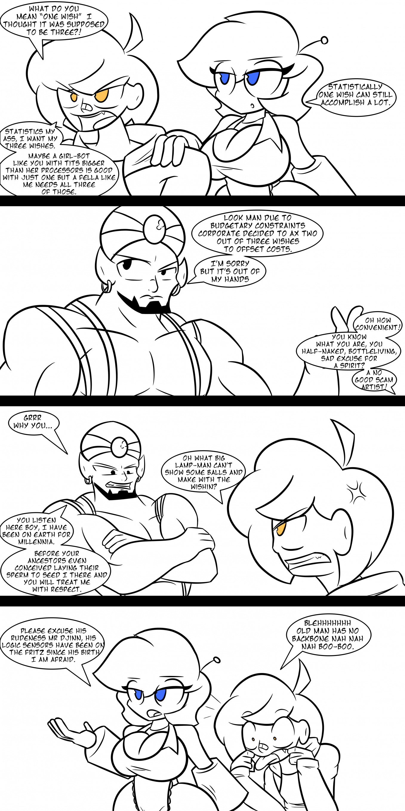 Robot Waitress Body Swap Page 3 (DA Reupload) by BodySwappedRobot -- Fur  Affinity [dot] net