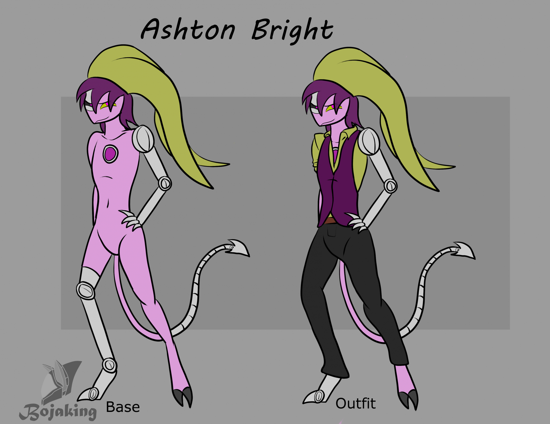 Hazbin Hotel OC: Ashton Bright by Bojaking -- Fur Affinity [dot] net