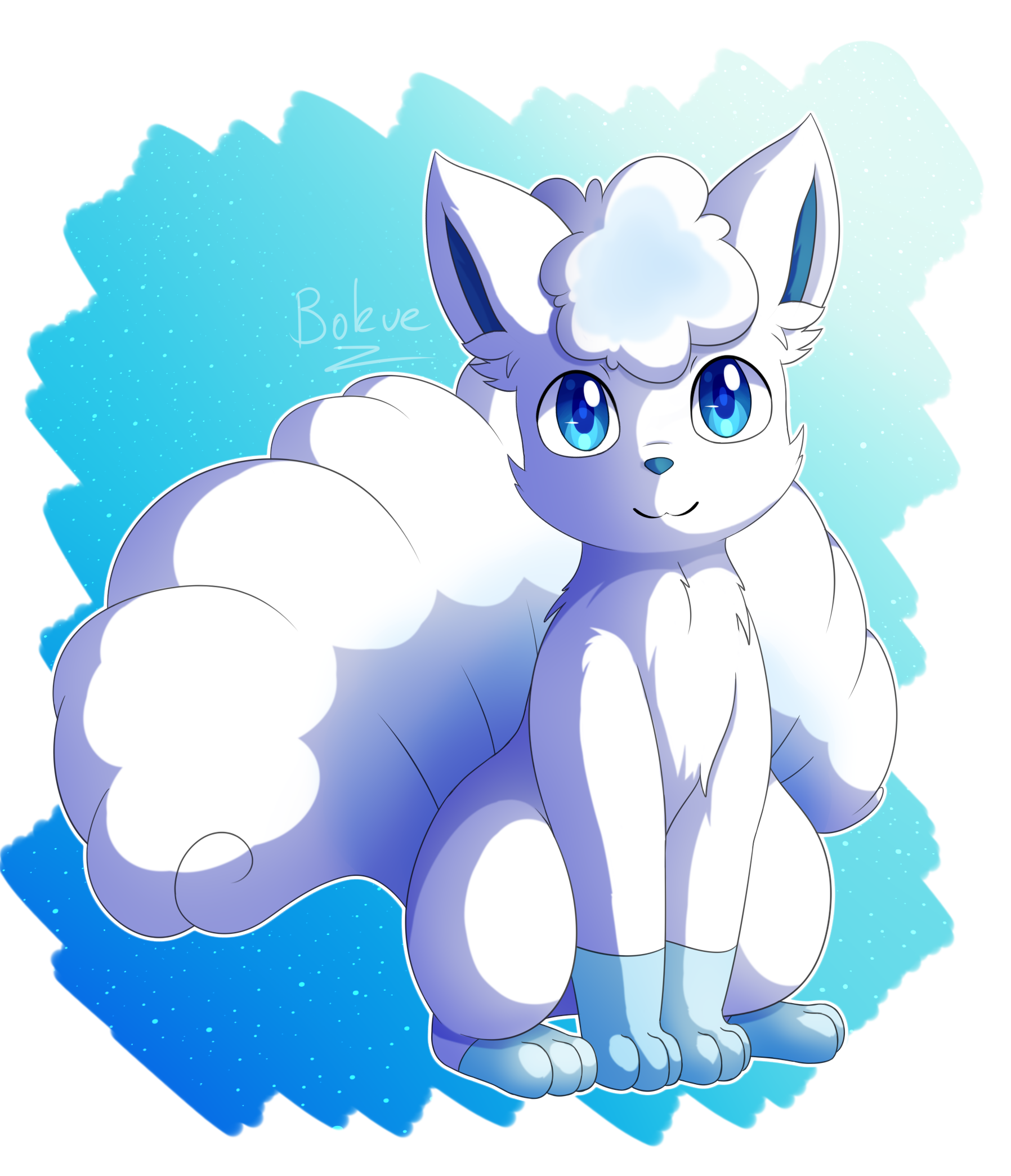 Vulpix Alola,Jpg, Png  Pokemon, Pokemon art, Fox species