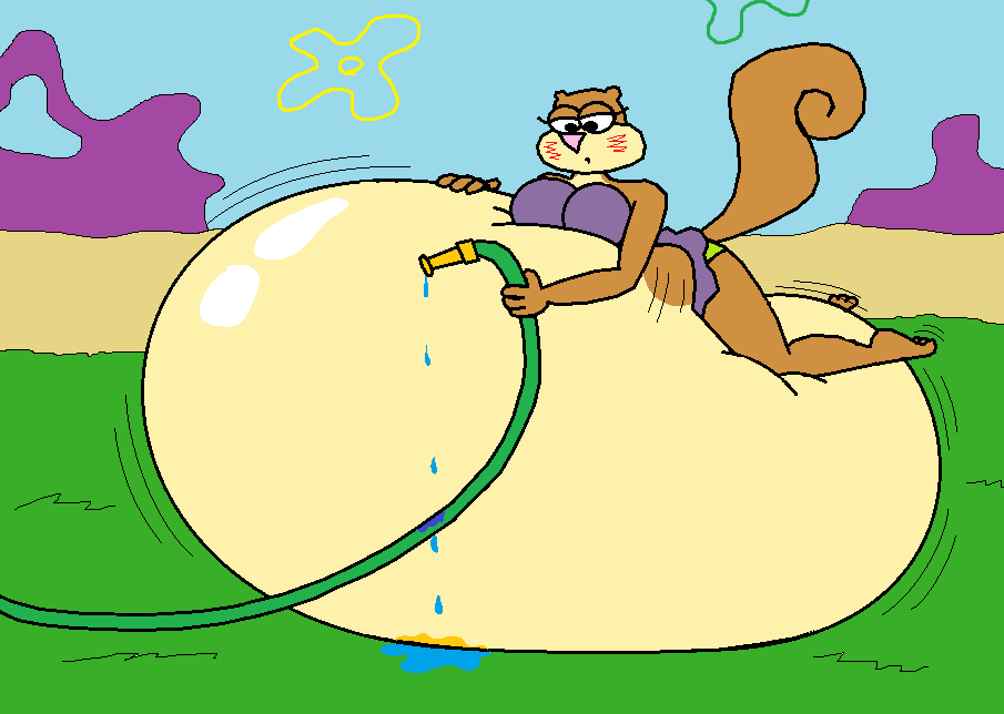 Sandy belly inflation X3. 