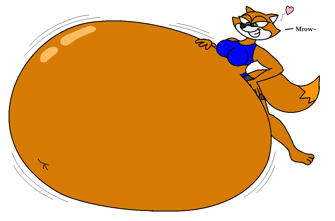 Foxy Roxy Loves Her Big Belly By Bond750 -- Fur Affinity [dot] Net