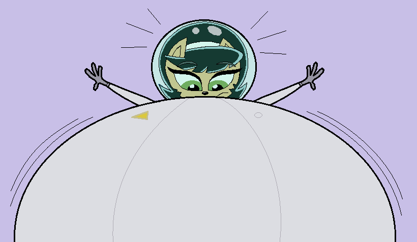 Kitty Spacesuit Inflation. 