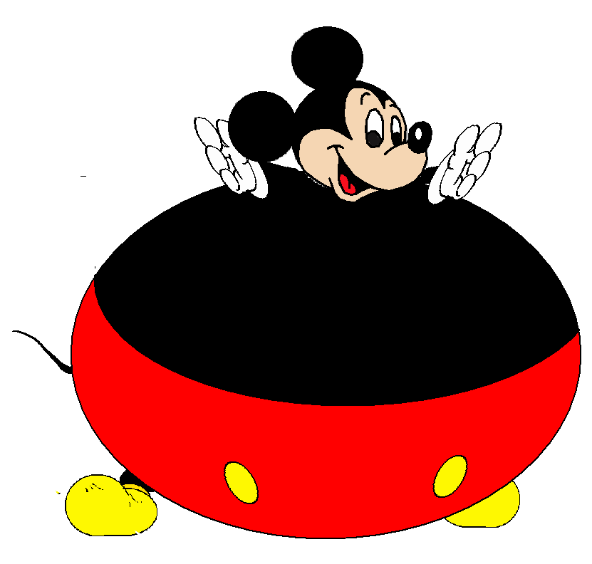 Fat Mickey Mouse. 