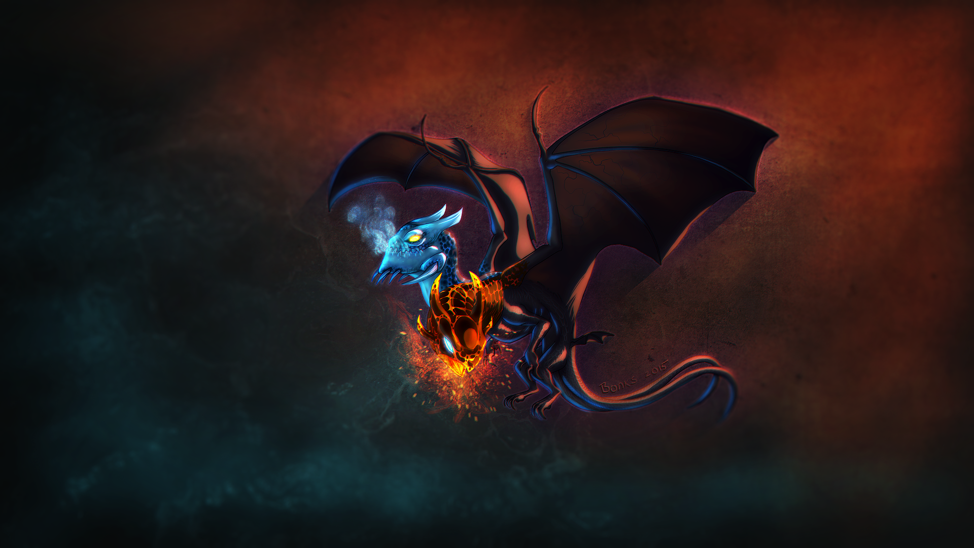 Jakiro, the Twin Head Dragon (HQ Wallpaper) - DOTA 2 Game Wallpapers Gallery