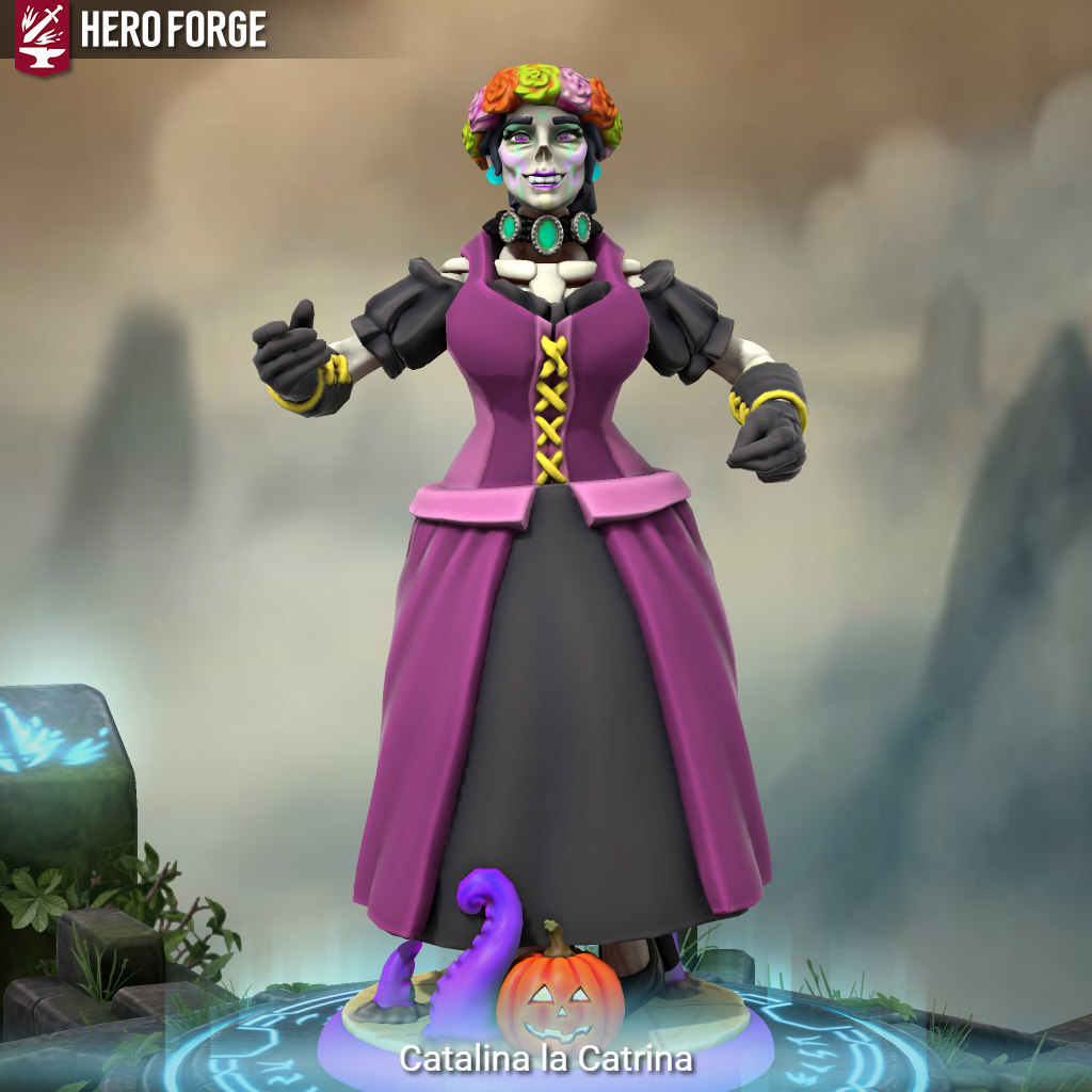 Hero Forge: catalina-la-catrina by BooRat -- Fur Affinity [dot] net