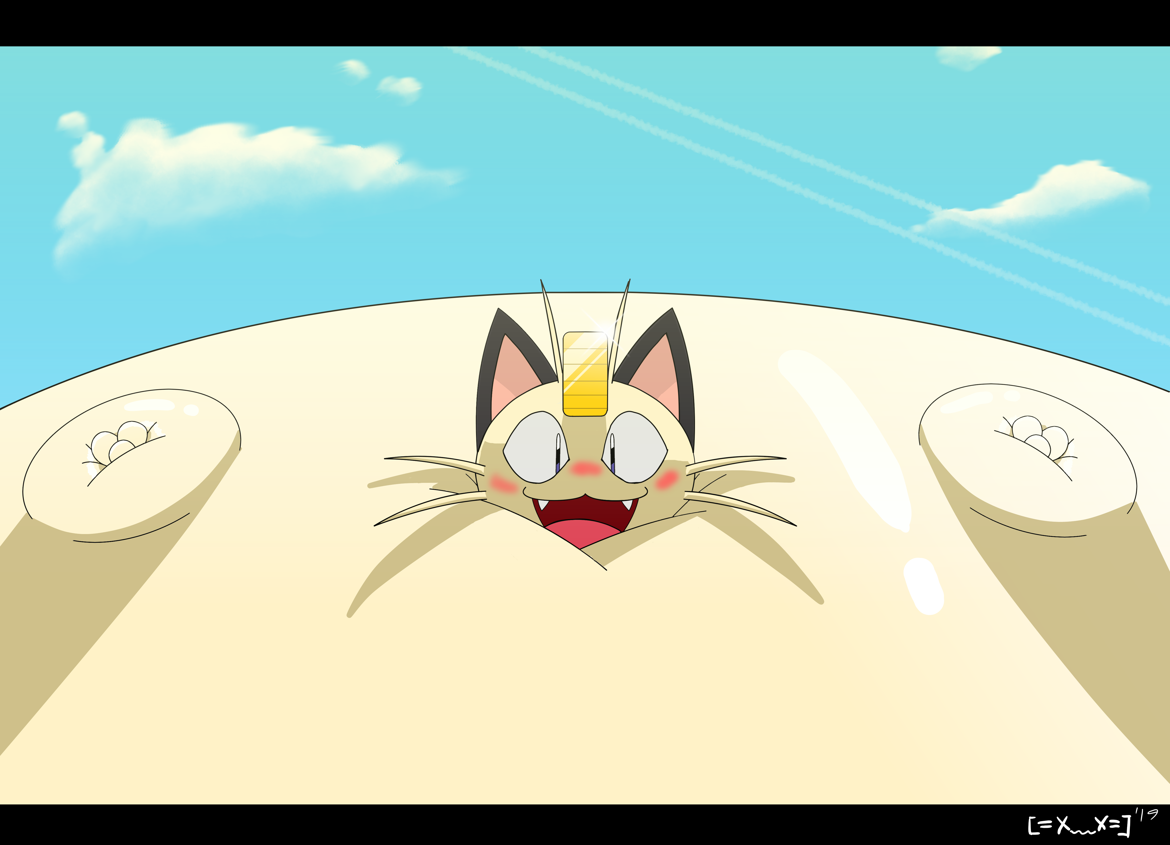 floaty meowth by BornConfused -- Fur Affinity [dot] net