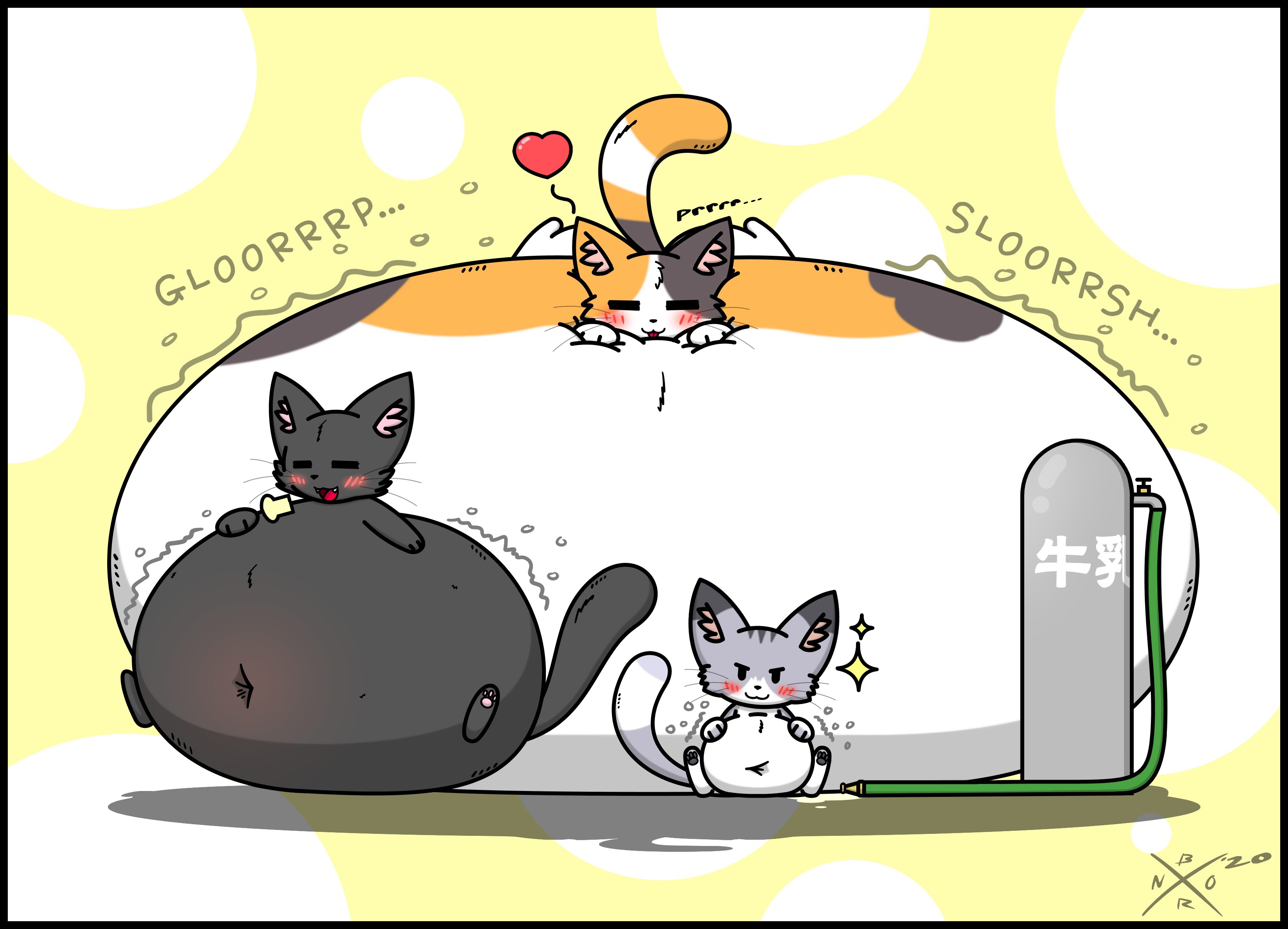 sloshy kitties by BornConfused -- Fur Affinity [dot] net