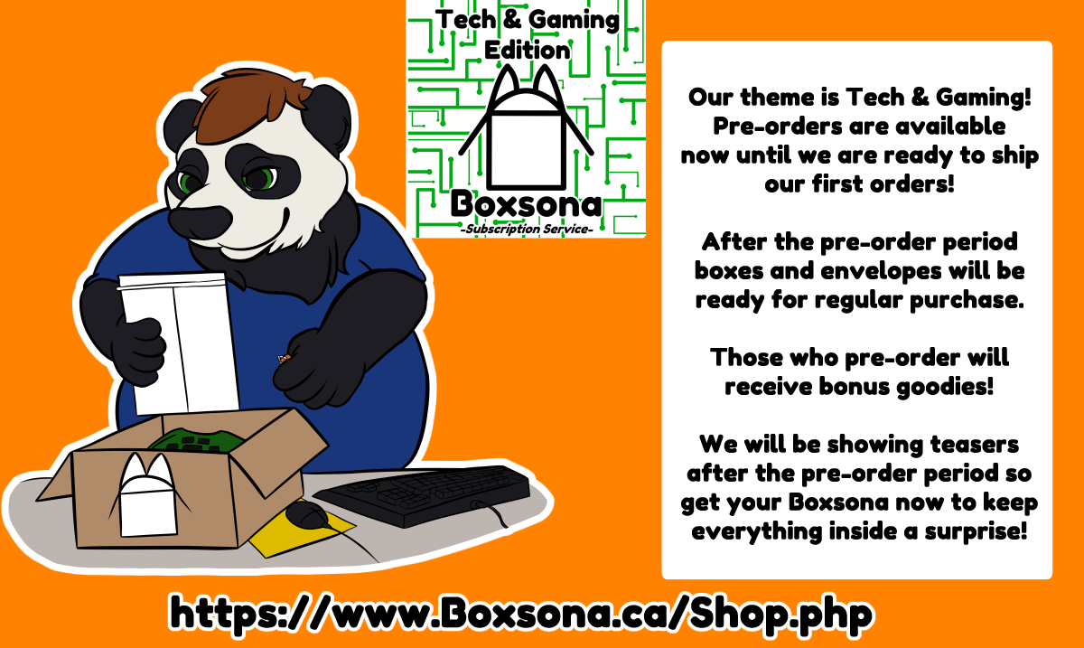 Boxsona Tech and Gaming Pre-Orders!