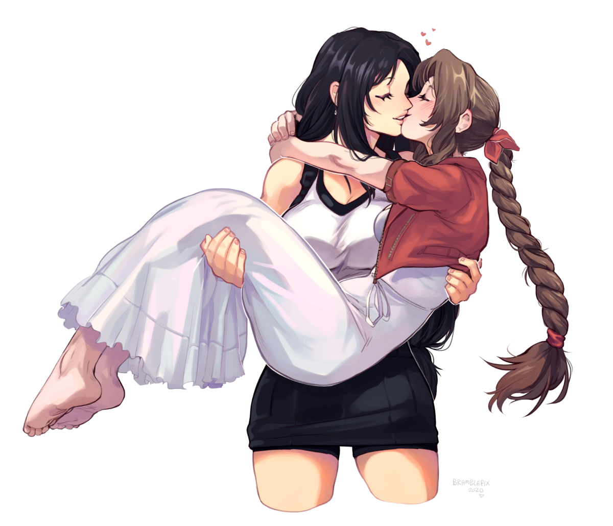 Aerith x tifa fanart