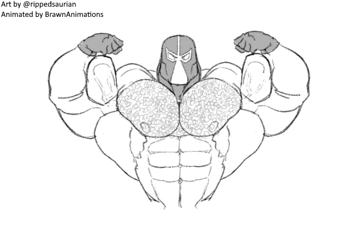 Muscle growth Bane of ripped-saurian. 