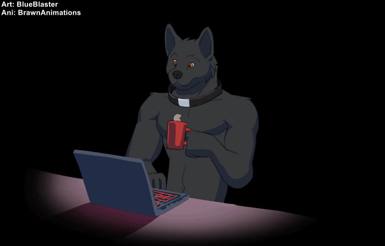 Muscle growth animation of Blueblaster for sonicgamer by BrawnAnimations --  Fur Affinity [dot] net