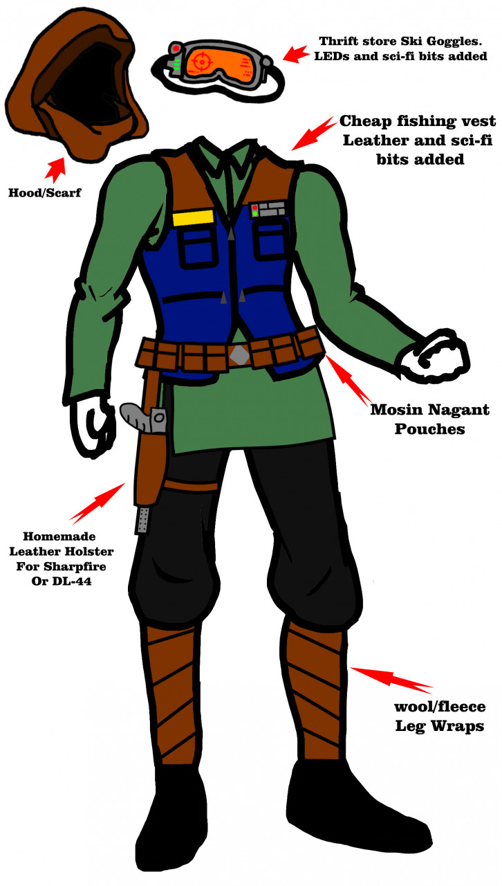 Fishing Vest Long Trooper