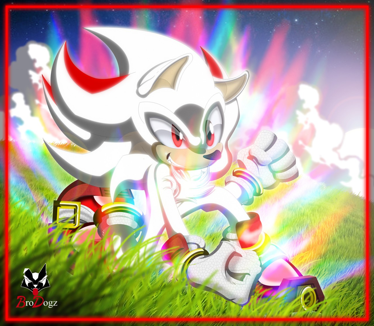 Fusión Sonic y Shadow  Sonic and shadow, Sonic fan art, Sonic art