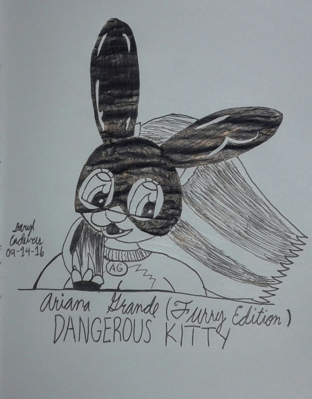 Ariana Grande (Furry Edition) the Dangerous Kitty by BrownbearGaryEdurardo  -- Fur Affinity [dot] net