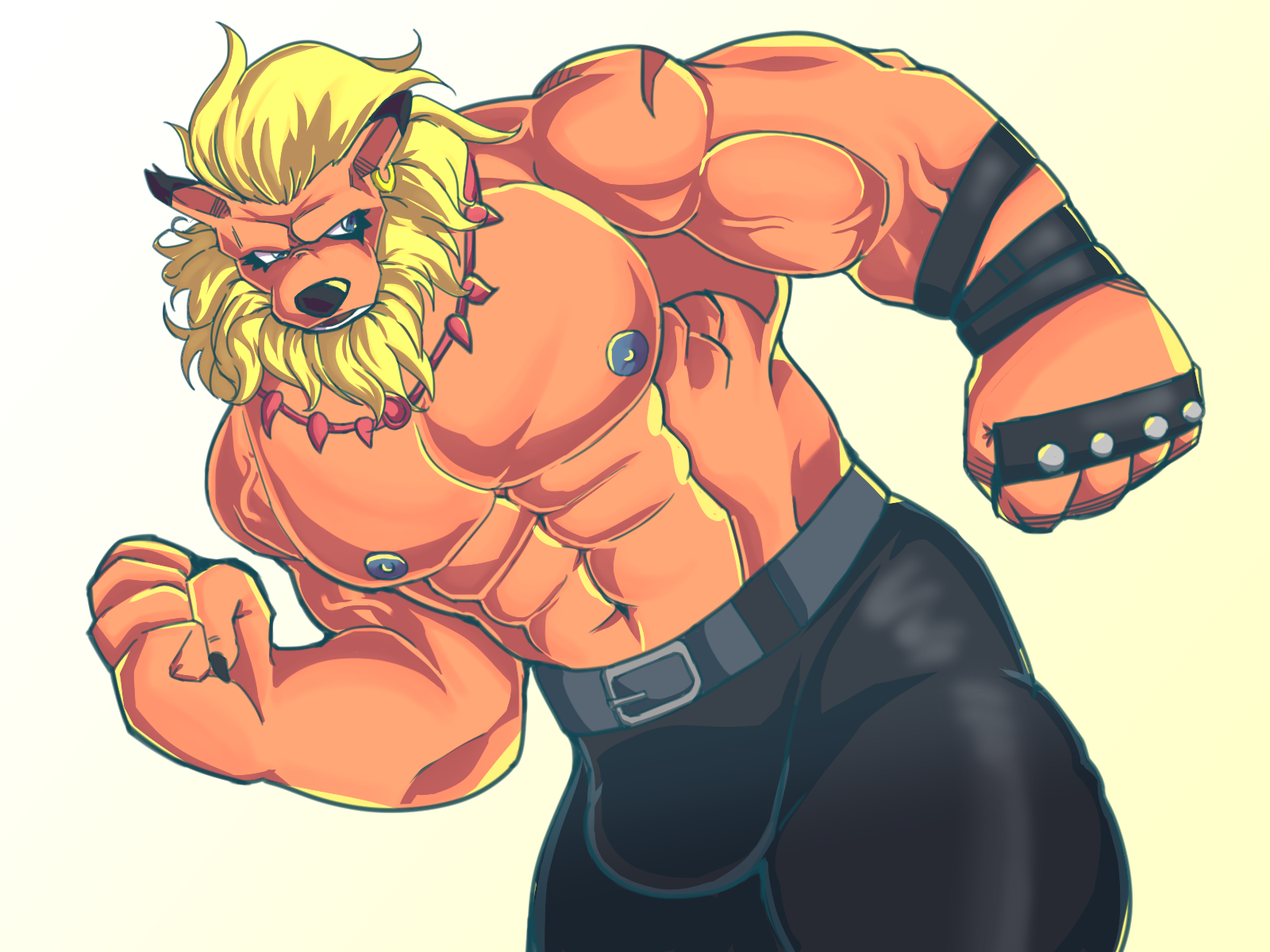 dancing?) leomon by buccaner -- Fur Affinity [dot] net