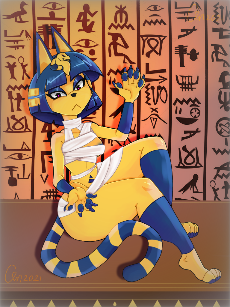 Ankha fan art by BudgieBug -- Fur Affinity [dot] net