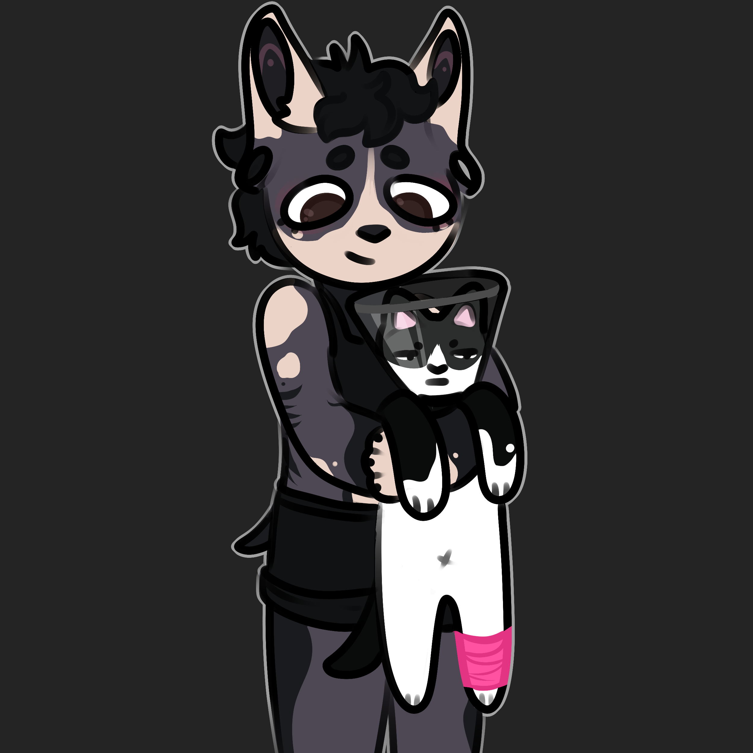 just me and my cat by Bulli_Vermur -- Fur Affinity [dot] net