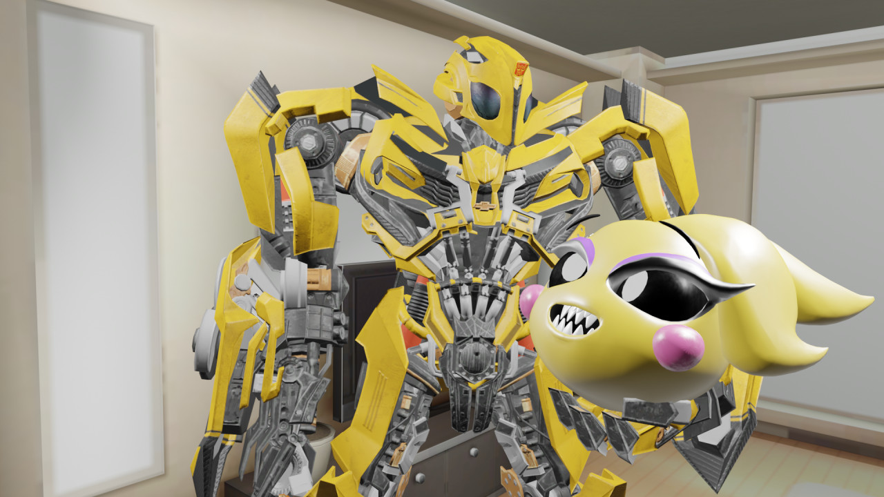 Bumblebee x toy chica sfm by Bumblebeetheprime -- Fur Affinity [dot] net