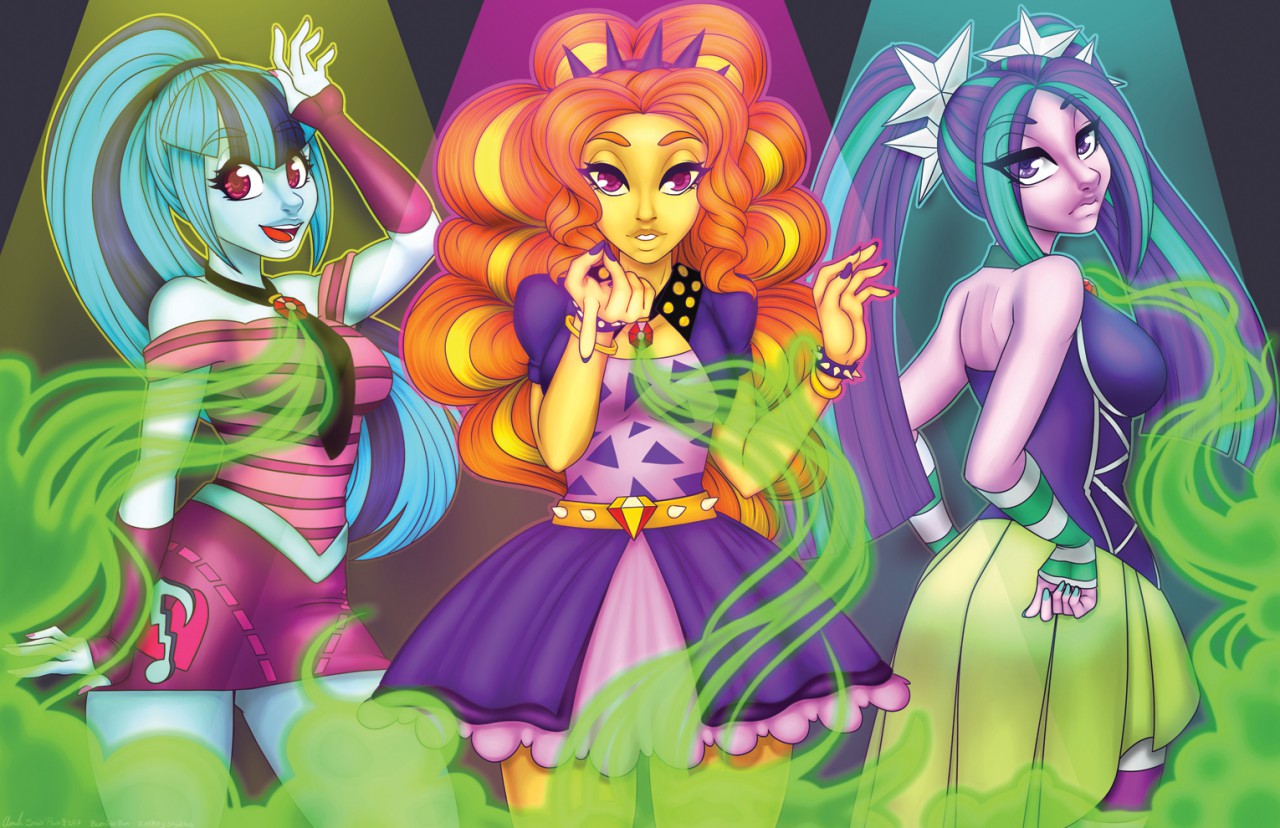 The Dazzlings by BumbleBun -- Fur Affinity [dot] net