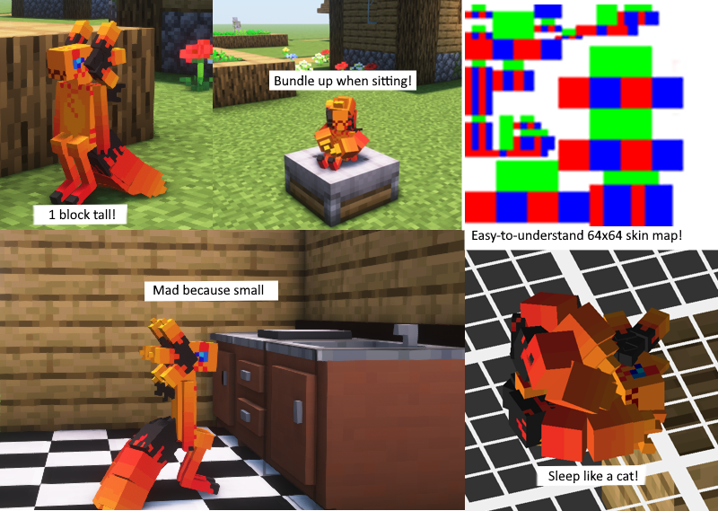 Customizable Player Models OSC Compat - Minecraft Mod