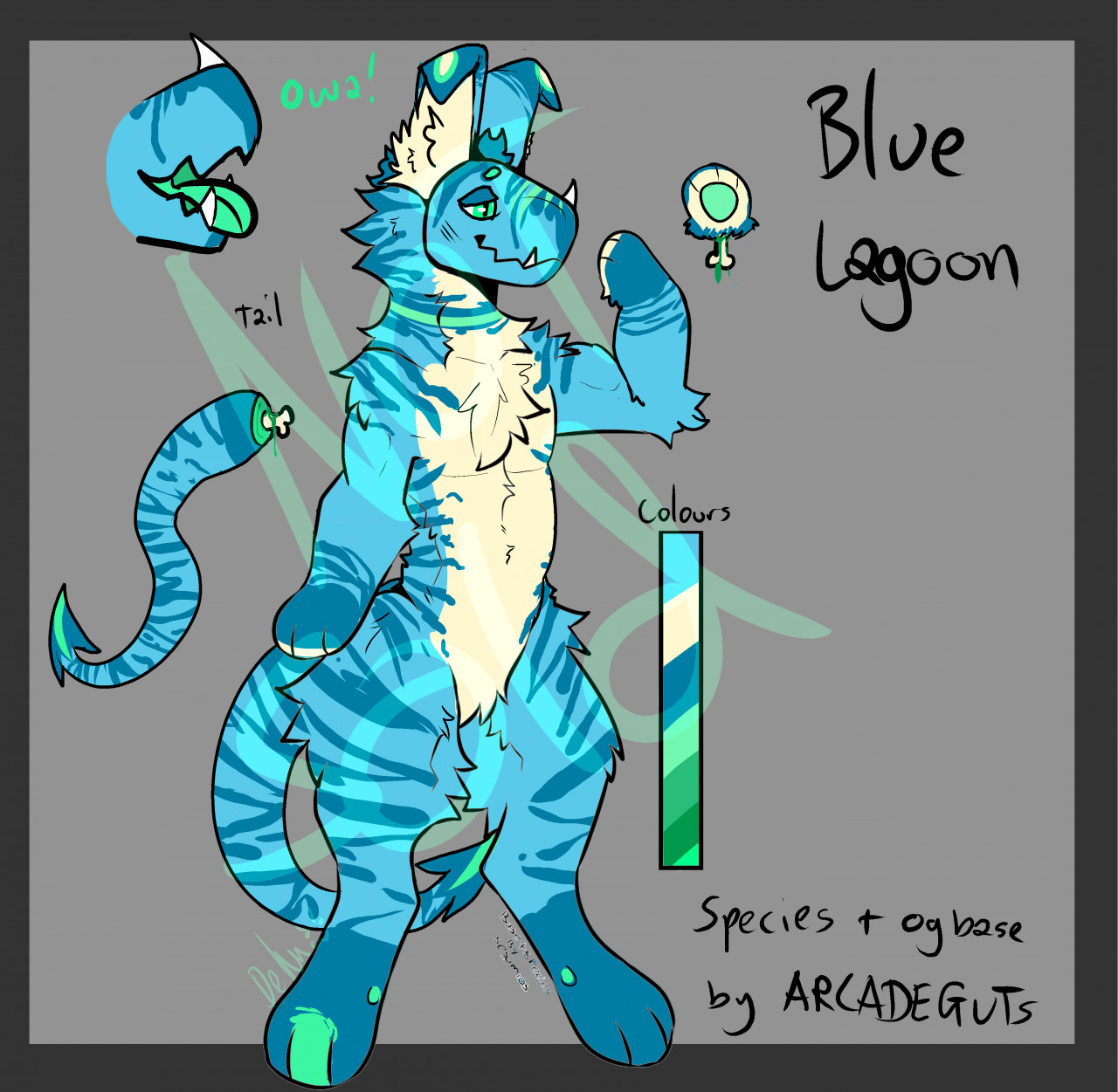 Blue Lagoon Boxbit (£15) by Bunzuku -- Fur Affinity [dot] net