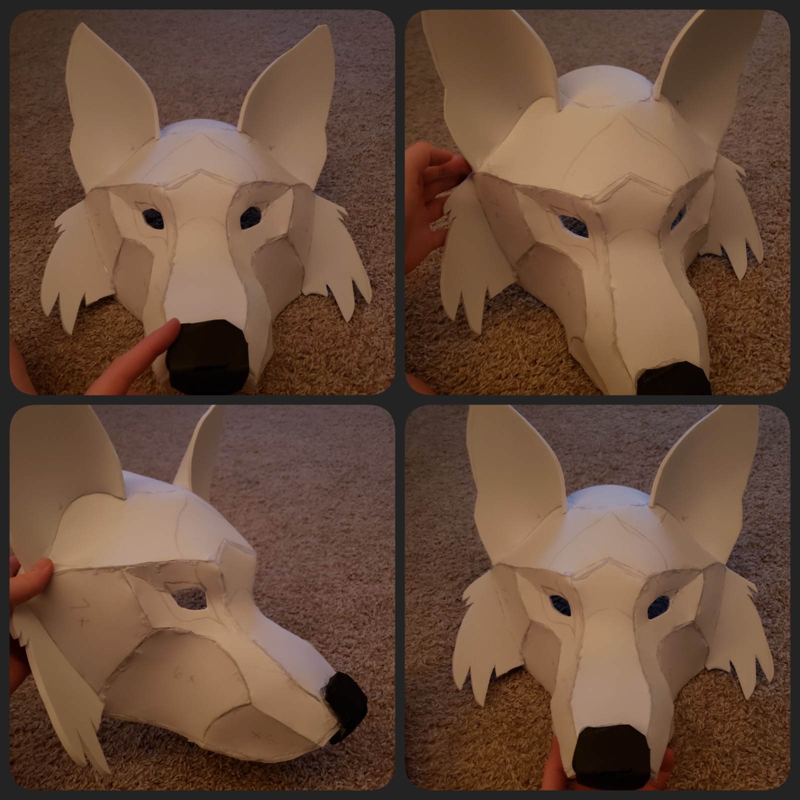 Coyote/wolf Therian Mask 