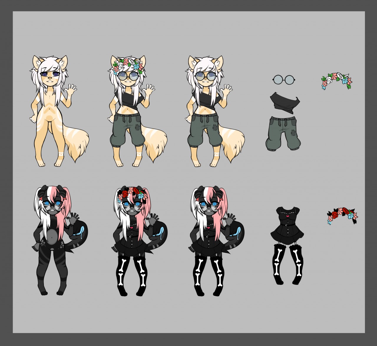 Adopts with outfits CLOSED by butt-of-glory -- Fur Affinity [dot] net