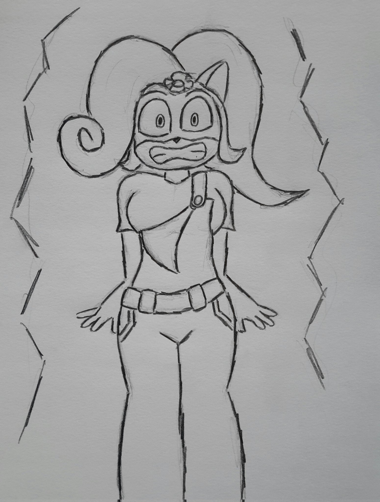 Coco Bandicoot slapstick 1/4 by Butt99999 -- Fur Affinity