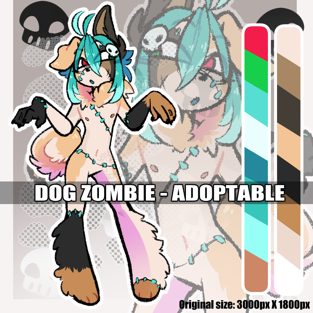 [PENDING]DOG ZOMBIE ADOPTABLE