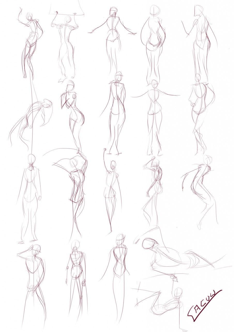 gesture drawing' in Drawing References and Resources