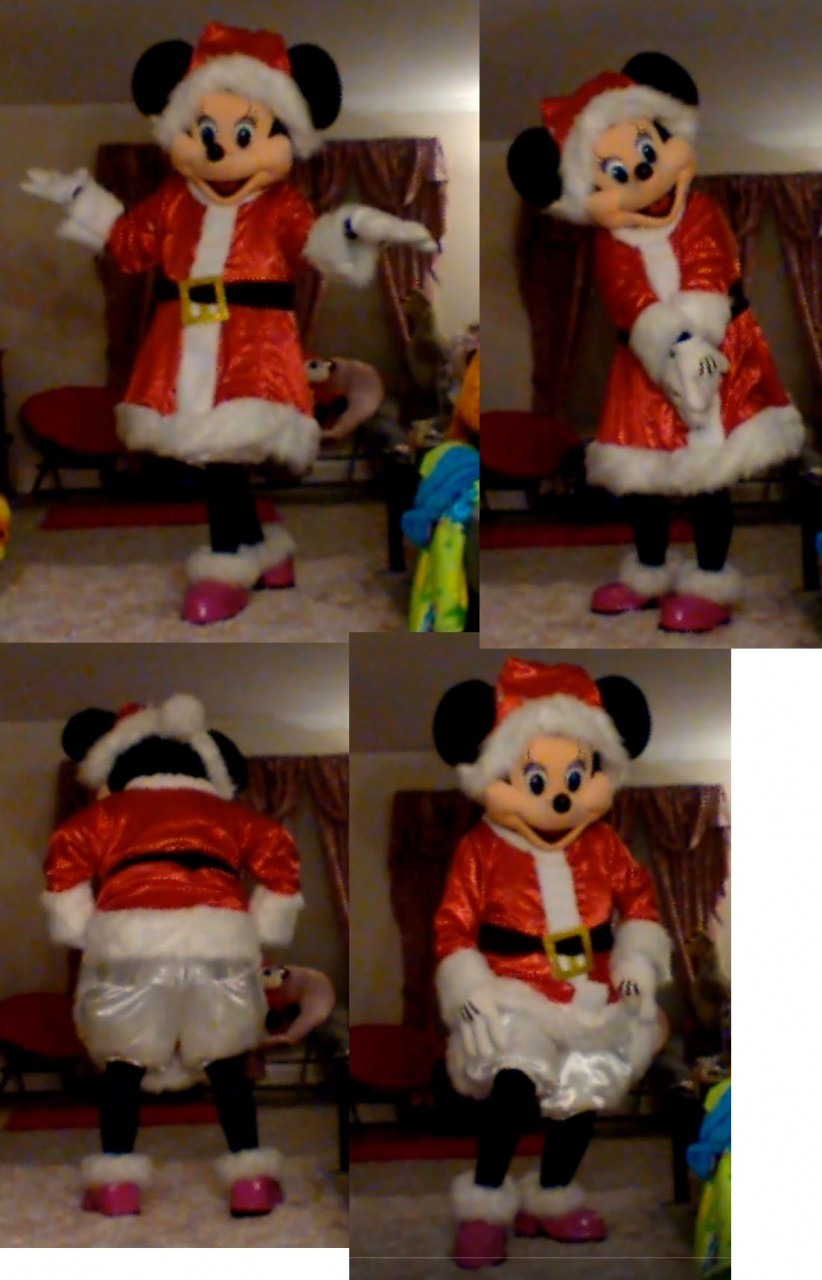 minnie mouse santa dress