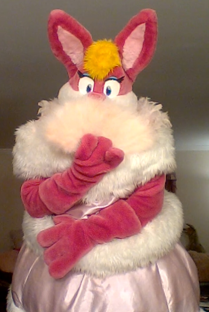 Daisy Pink sissy puff Full suit video by CadpigJR -- Fur Affinity