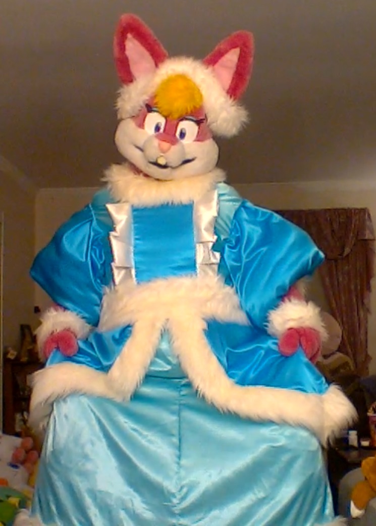 Daisy Blue Floof Princess Full suit video by CadpigJR -- Fur Affinity [dot]  net