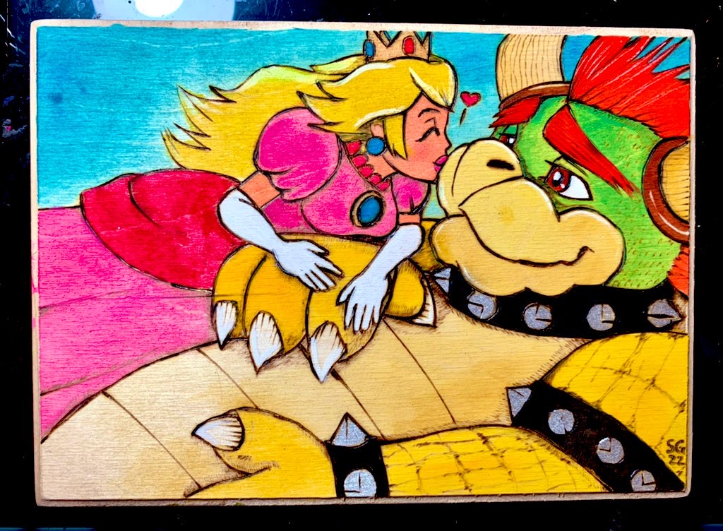 Bowser And Peach By Caliconeko90 Fur Affinity [dot] Net