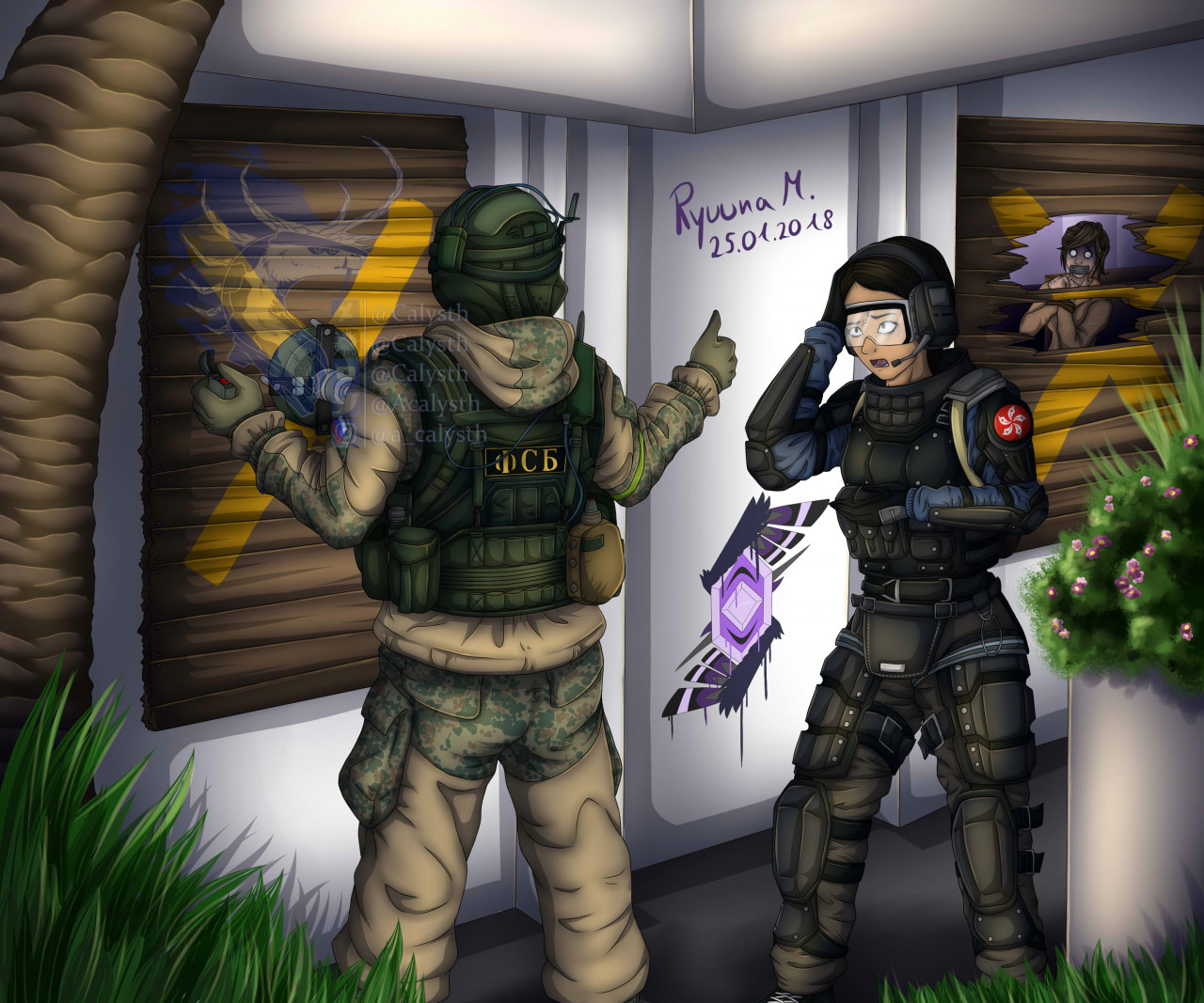 Rainbow six deals fan art