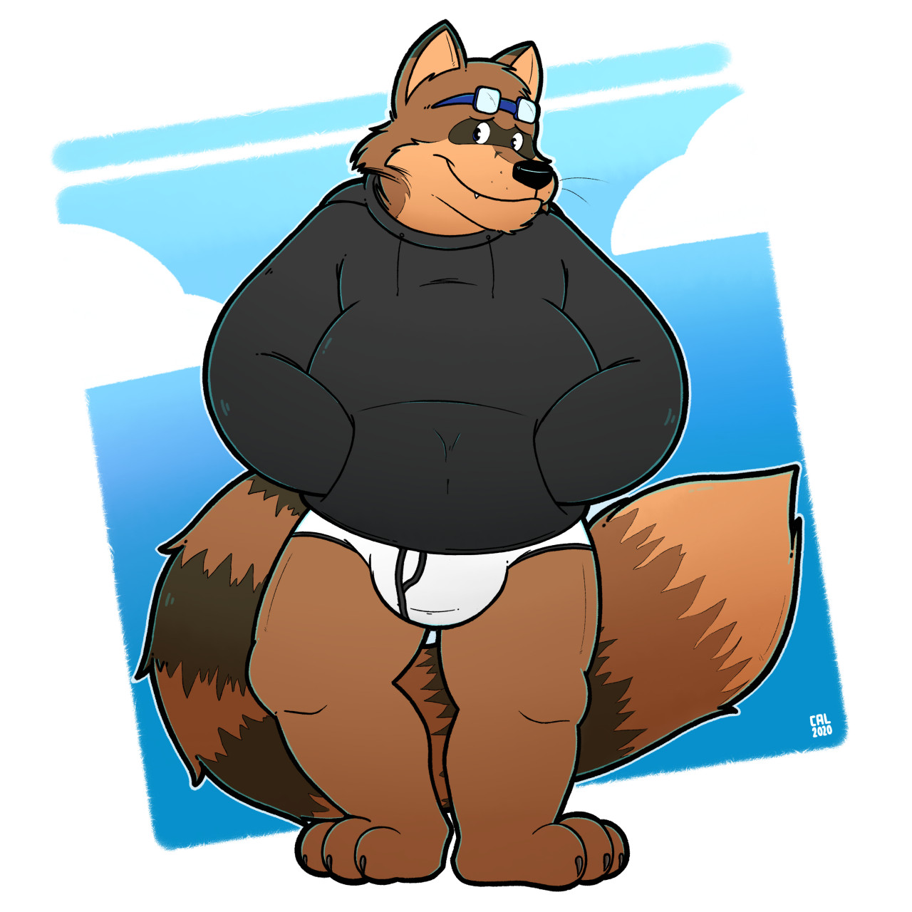 Sweaters, Briefs and Tails. Oh my by Calzone -- Fur Affinity [dot] net