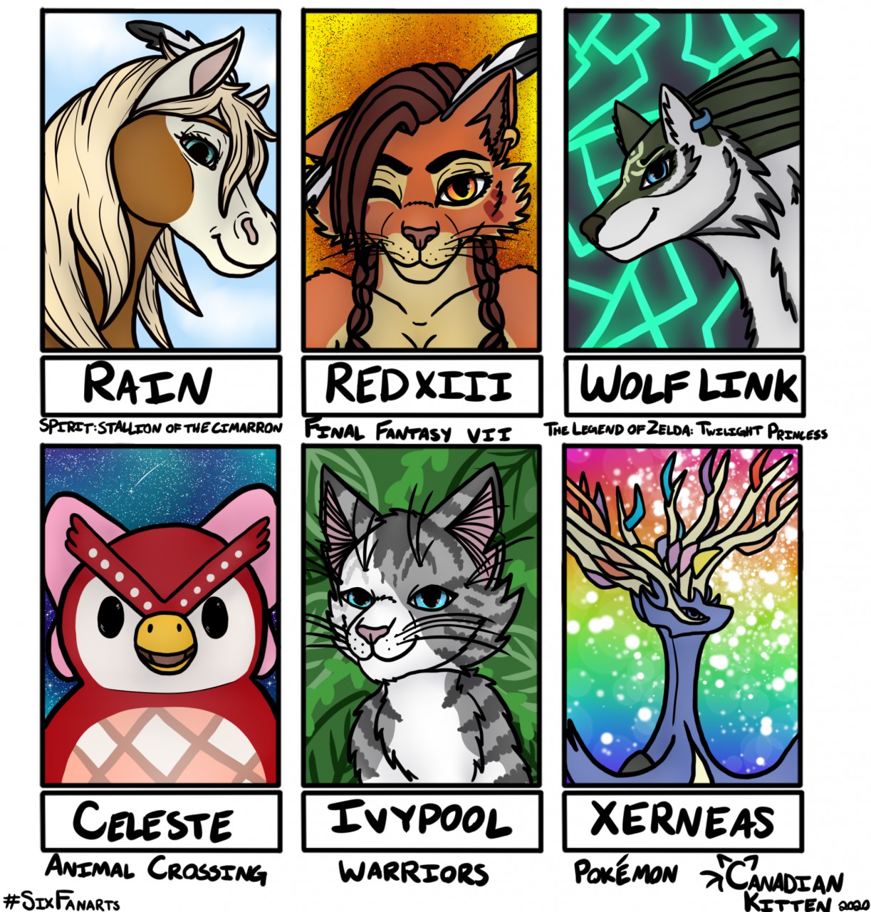 Six Warrior Cats