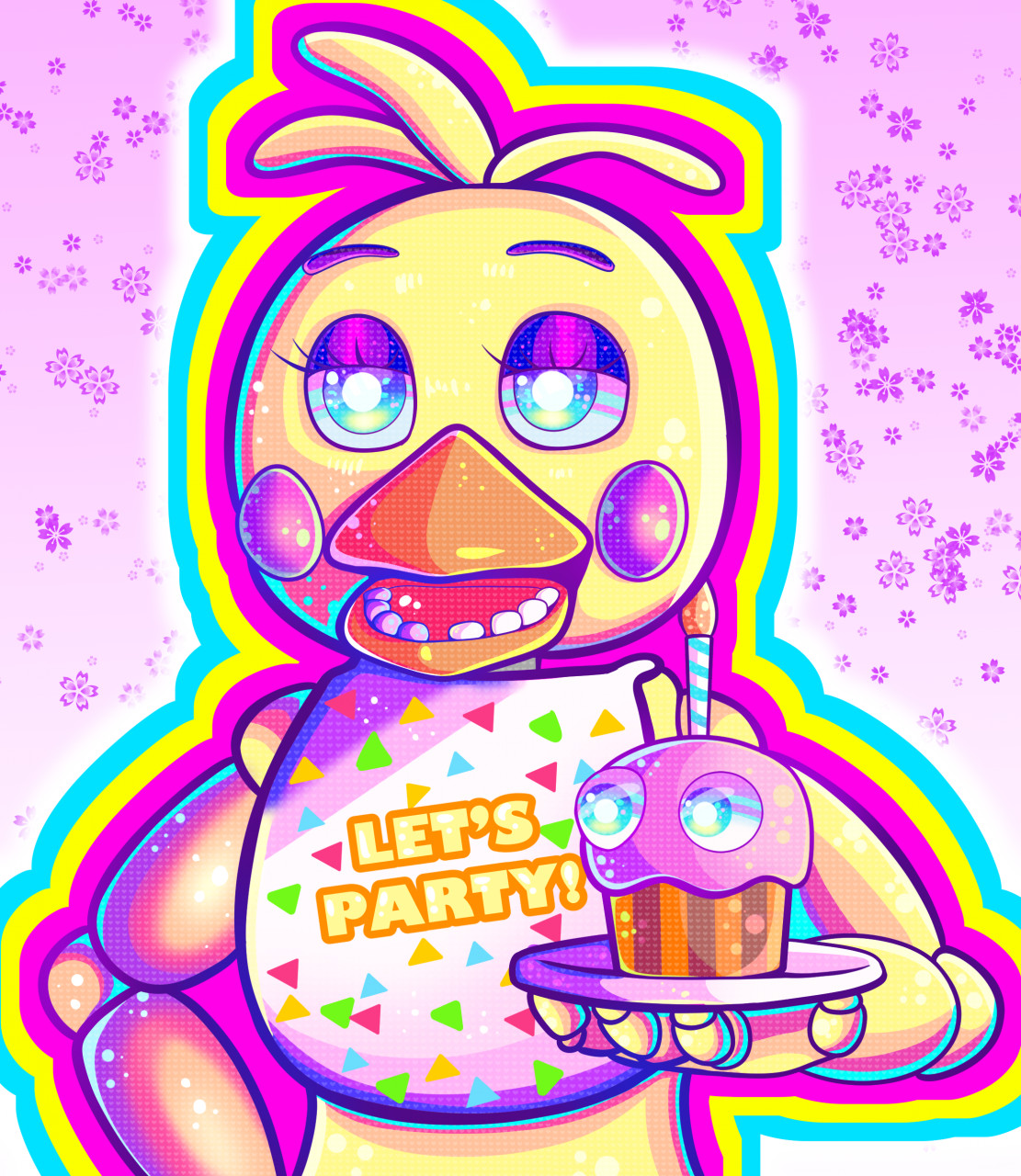 FNAF Chica Fan-art! by CandyCotton098 -- Fur Affinity [dot] net