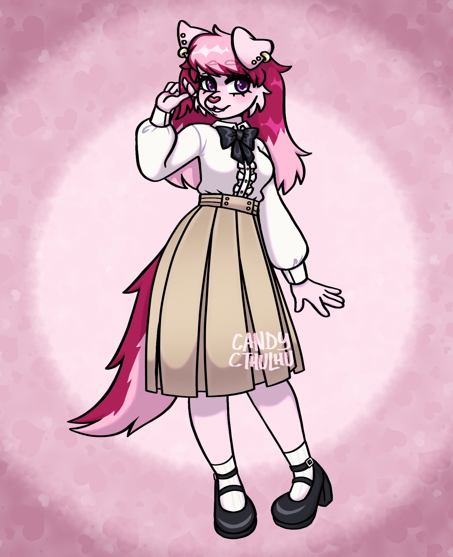 Emily (Shaded Fullbody Commission) by CandyCthulhu -- Fur Affinity [dot] net