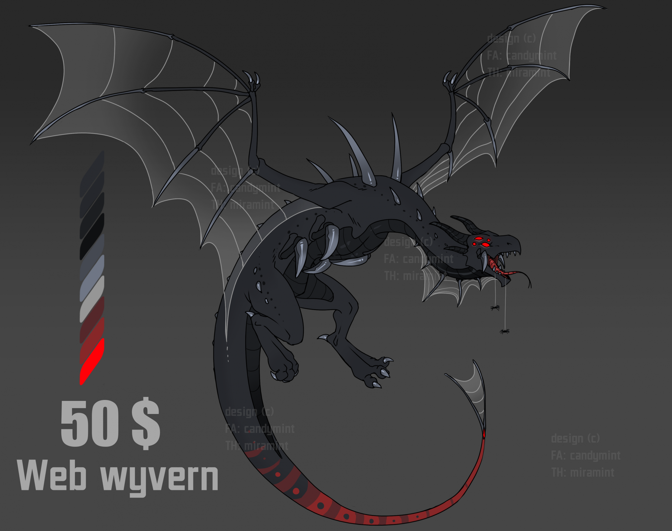 ADOPT: Web wyvern (CLOSED)