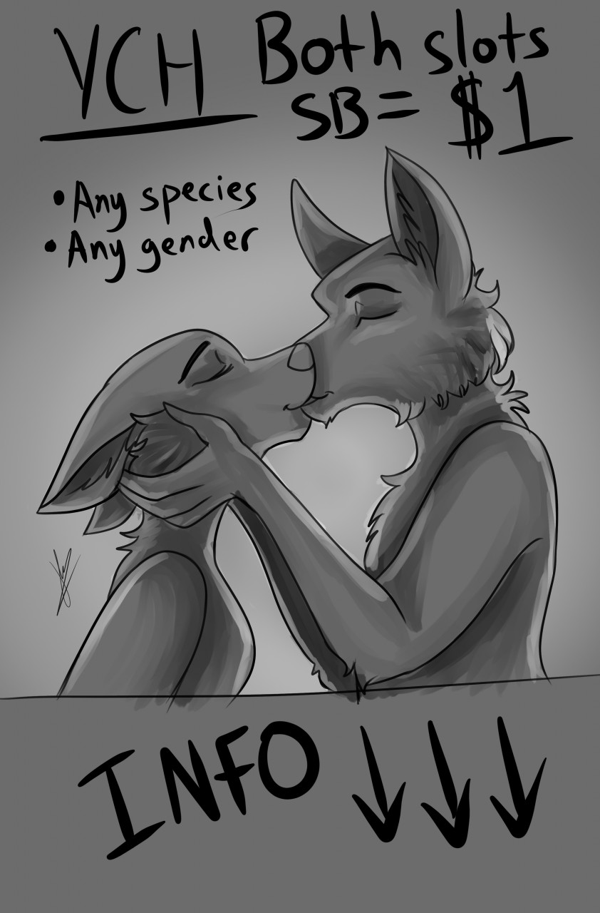 YCH- Kiss Couple - YCH.Commishes