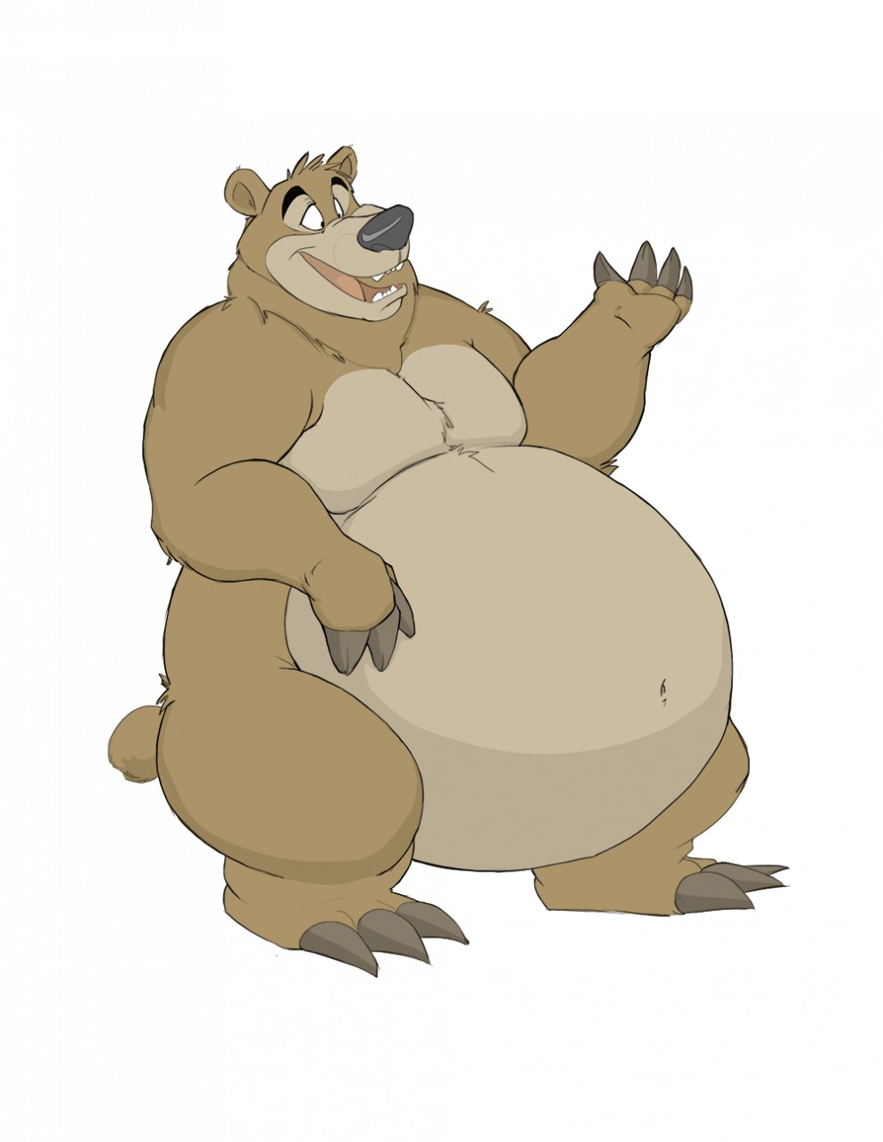 Belly big bear Visit Grizzly