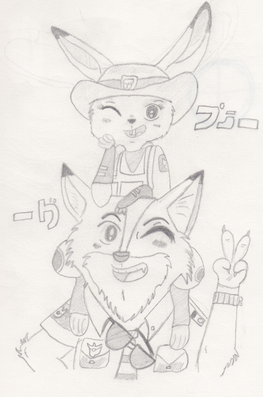 zootopia anime style by CaptainN1994 -- Fur Affinity [dot] net